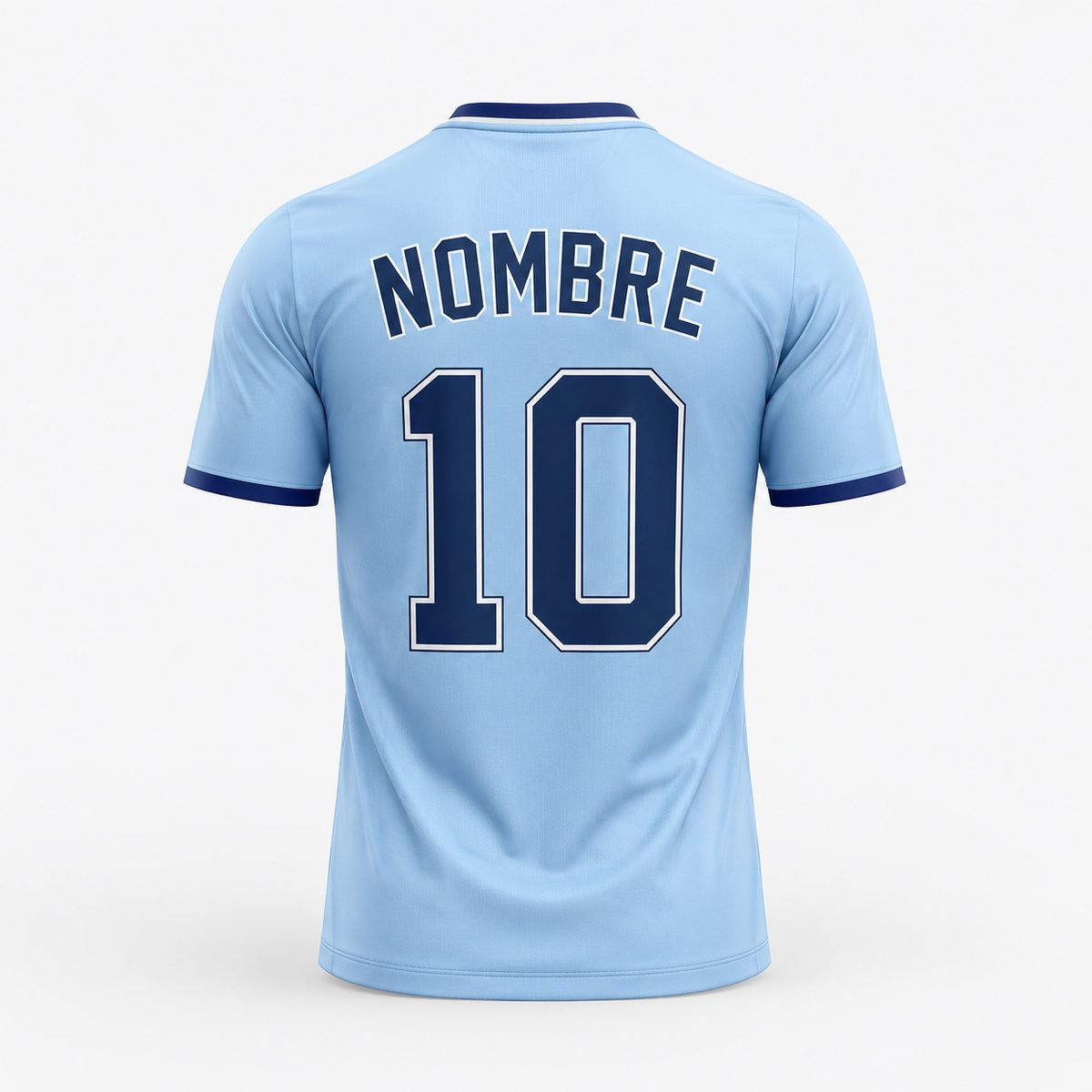 Camiseta deportiva personalizada con nombre y dorsal DTF