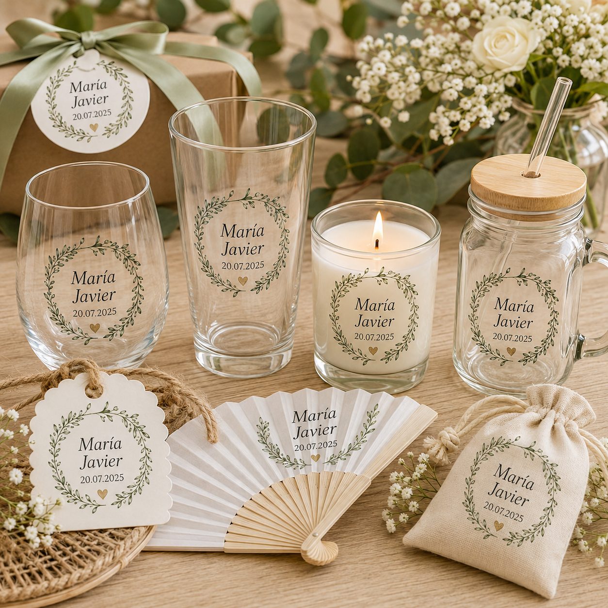 Art&iacute;culos personalizados para eventos con DTF UV