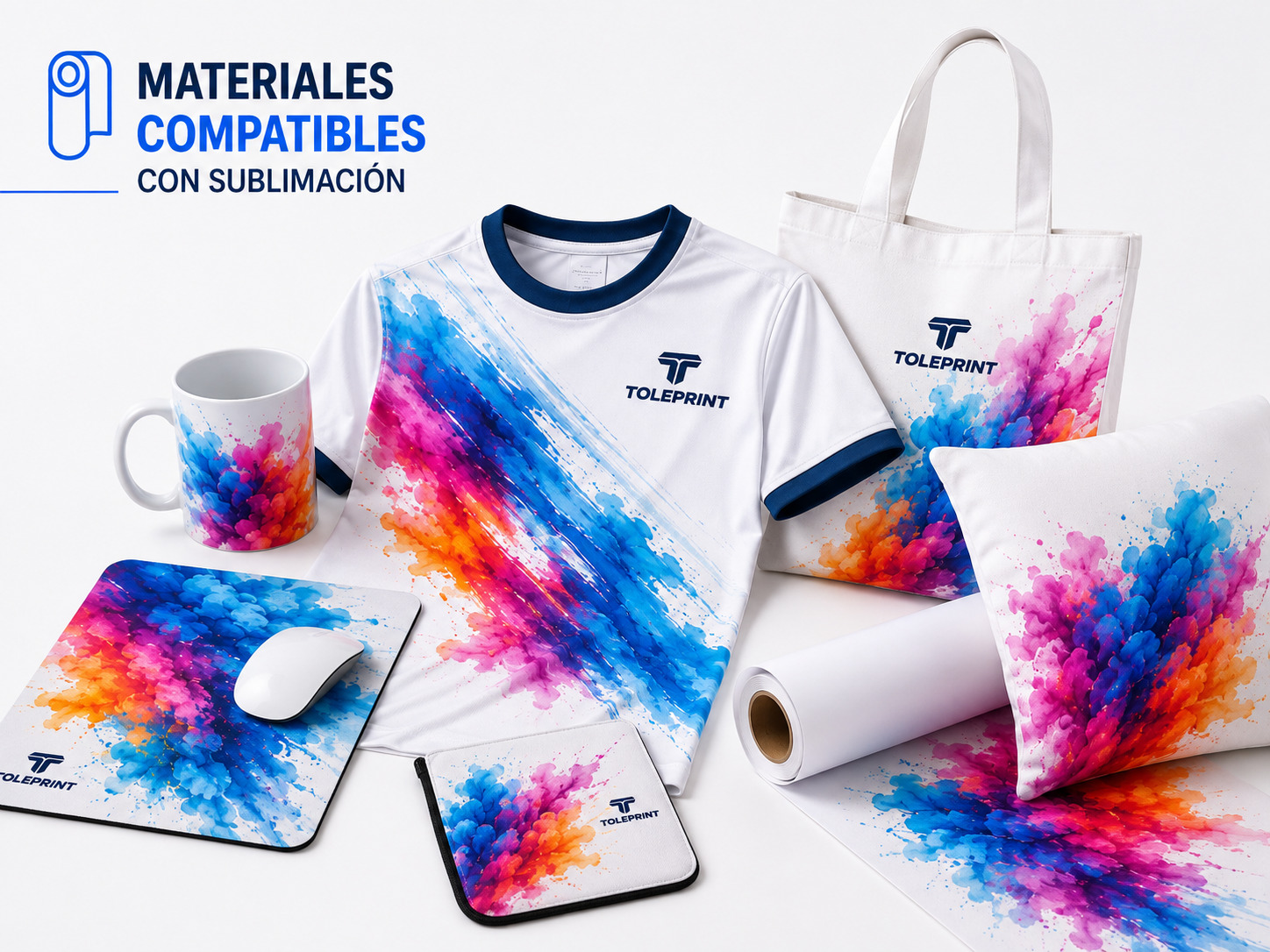 Materiales compatibles con sublimación