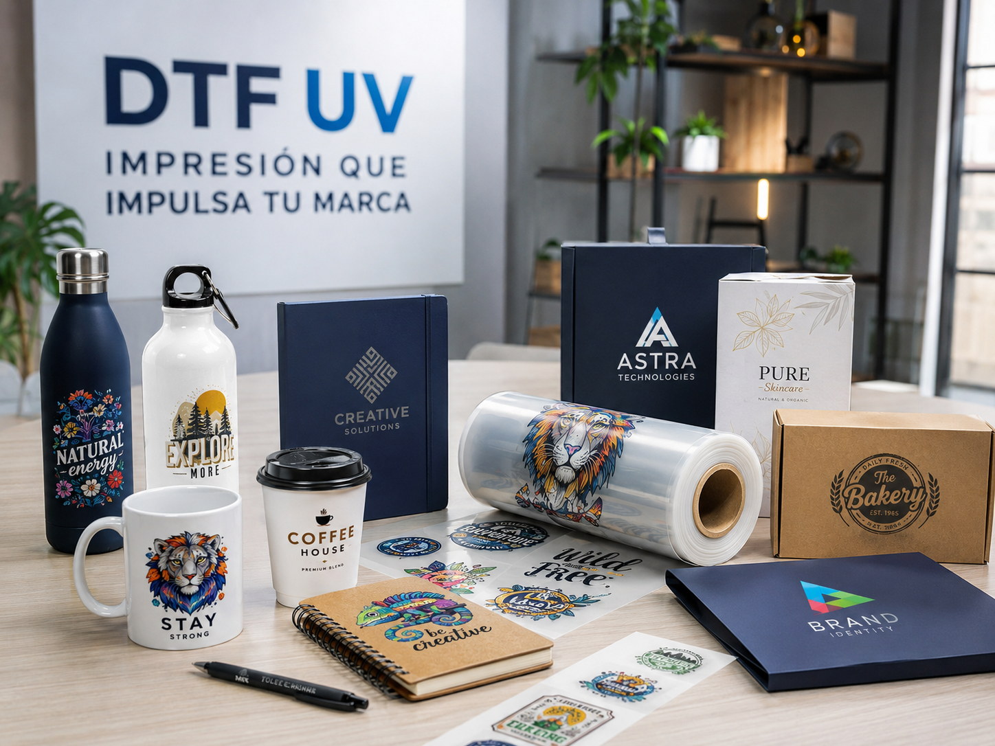 DTF UV para empresas marcas y talleres