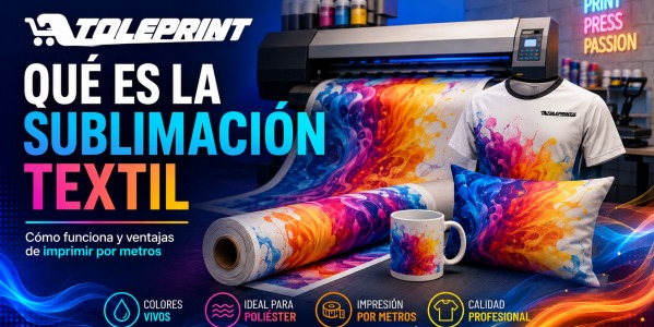 Qué es la sublimación textil: cómo funciona y ventajas de imprimir por metros